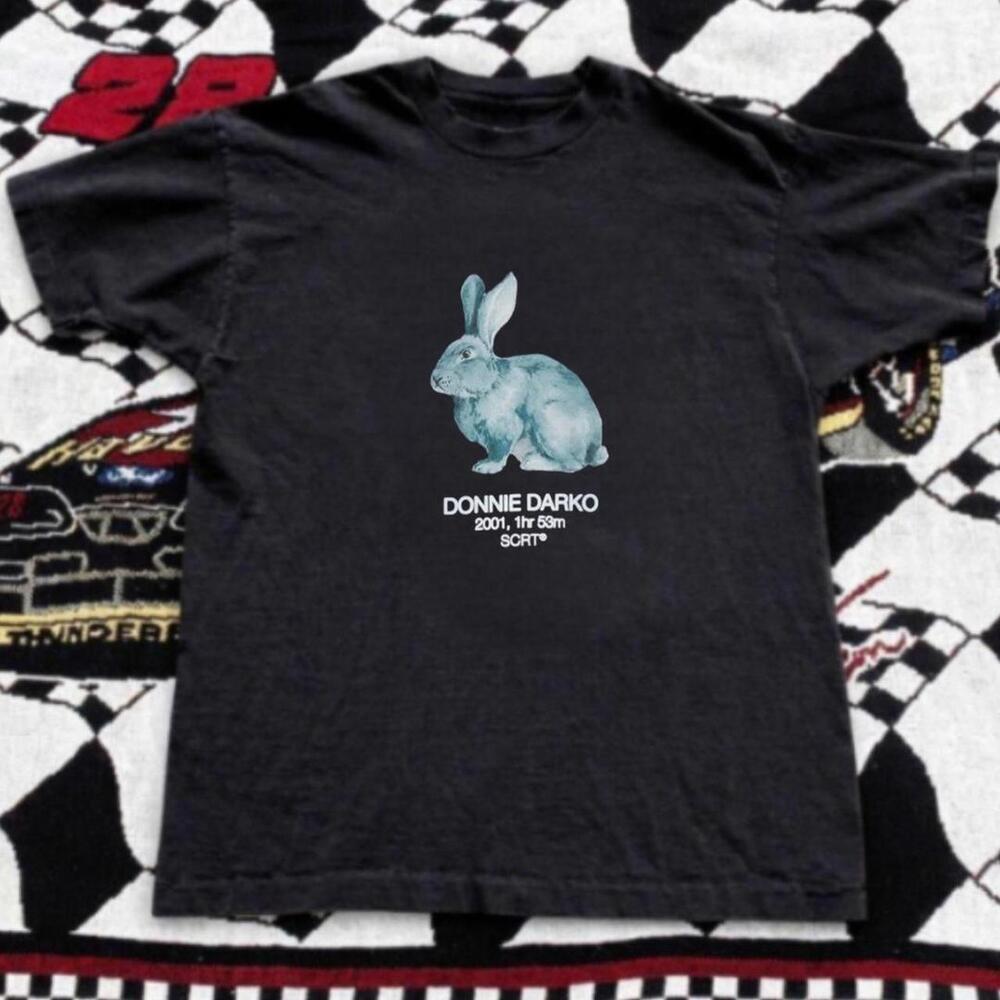 Gildan Men Black T-Shirt, Donnie Darko Black Cotton T-Shirt